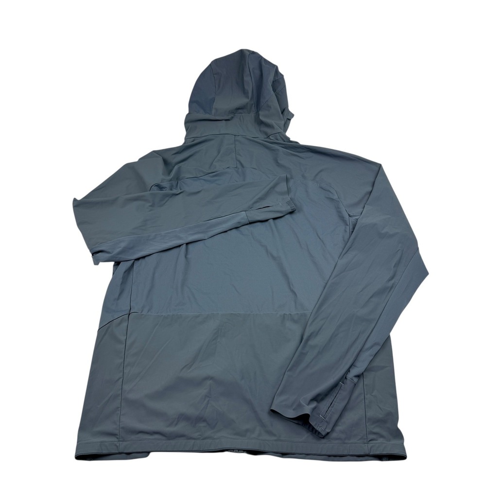Beneunder Men's Xxl Gray Lightweight Hooded Full Zip Active Jacket View 3